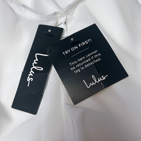 Lulu's Chiffon Cold Shoulder Shift Dress Tunic Wedding open sleeve Flowy Angelic - Picture 9 of 16